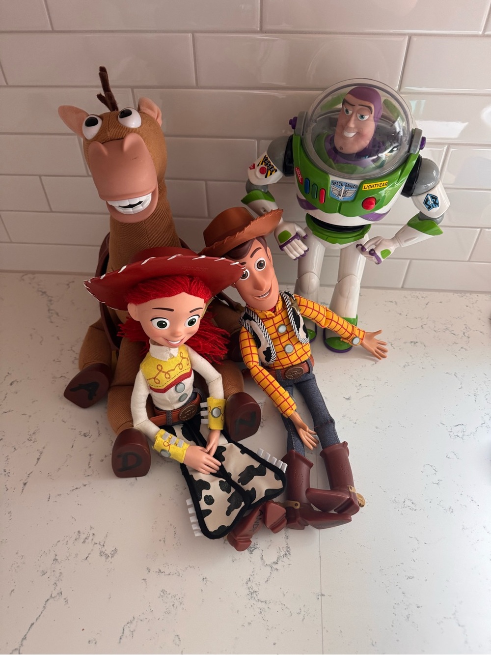 Disney Pixar Toy Story Plush and Action Figure Set